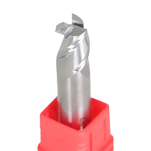 Image of waltyotur Carbide End Mill 3 /8 Inch Mill Diameter x 3 /8 Inch Shank Diameter x 1 /2 Inch Cutting Length x 2 Inch Overall Length for Alloy /Hardened Steel 1 Pcs