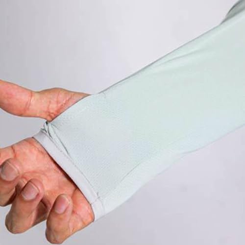 UPF 50+ Mens Swim Shirts, Long Sleeve Sun Protection Fishing Rash Guard, Quick Dry UV Hiking T Shirt with Thumbhole 6