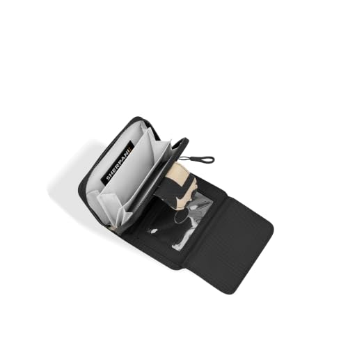 Image of Sherpani Barcelona, Nylon Bifold Zipper Pocket Wallet for Women, Travel Bag, RFID Protection