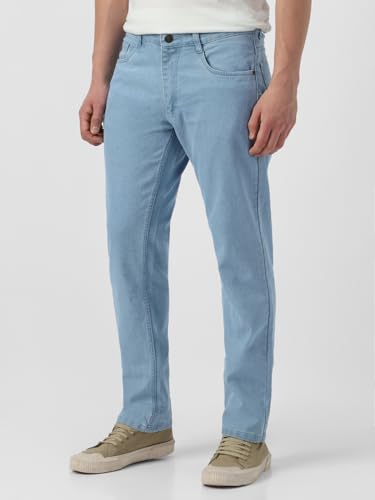 Image of NeoStreak Men's Regular Fit Washed Jeans Stretchable