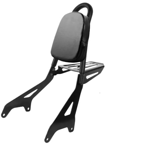 Dossier de moto avec porte-bagages support etagere sissy bar noir pour Bolt XV950 XVS950
