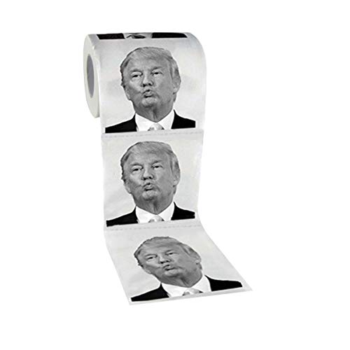 Treasure Gurus Donald J. Trump Toilet Paper TP Roll Funny Novelty Gag Gift