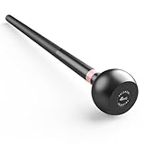PhysKcal Stahl Mace Bell mit gerändeltem Griff für funktionelle Kraft, Koordination, Stabilität des Rumpfs und der Wirbelsäule sowie Beweglichkeit der Schultern (04 kg)