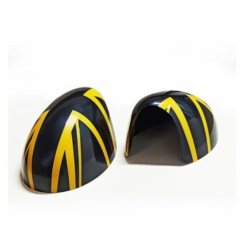 hA~[Jo[ For Mini For Cooper R50 R52 R53 2 For Pcs Rearview Side Mirror Cover Caps For Protective Shell(3)