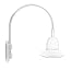 RAB Lighting GN4LED26NST11W Gooseneck Style4 26W Neutral LED 11 Straight Shade, White