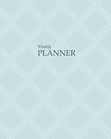 Weekly Planner 8"x10": It's That Kinda Day® Kahootie Co Planner, Compartmentalize Your Weekly Plan, Teal Diamonds 1956984186 Book Cover