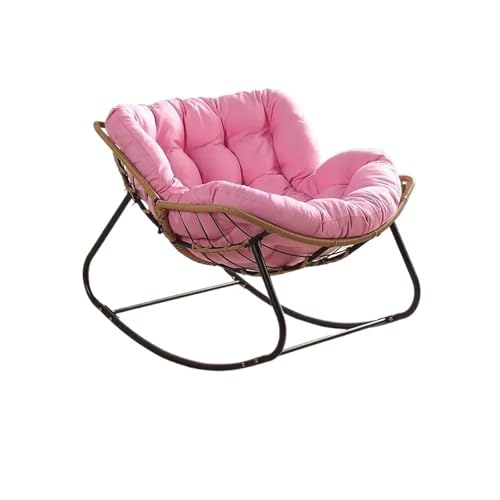 SLOQYNAPU Mecedoras for el hogar, sillones Perezosos for Adultos, sillones Columpios, Dormitorio y Sala de Estar, mecedoras de relajación(Color-A5)
