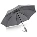 Hanmir Gray Windproof Umbrella Auto Open & Close Umbrella Men and Woman Folding Travel Umbrella