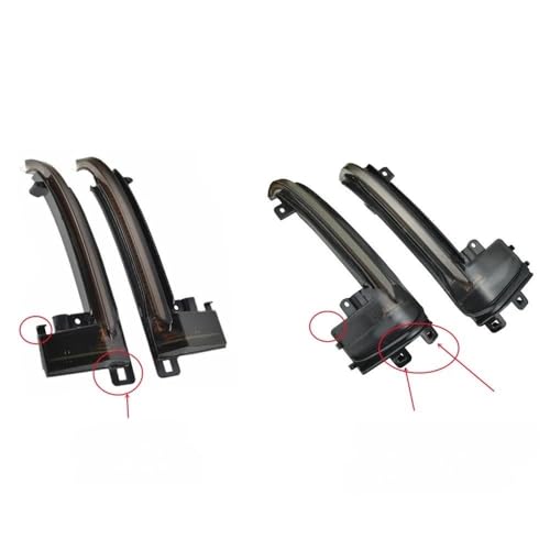 Evite colisiones laterales con el intermitente espejo retrovisor dinámico para Audi A4 A3 A6 5