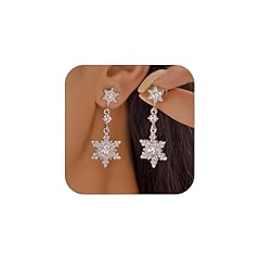 Silver Snowflake Earring