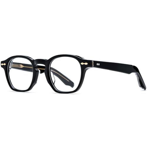 Image of HEPIDEM Acetate Glasses Frame Men Women Square Eyeglasses Optical Spectacles MZEPH