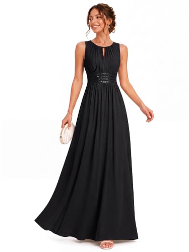 Ever-Pretty Women's Sleeveless Bridesmaid Dress Chiffon Formal Dresses