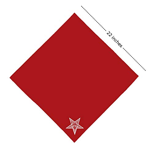 Miniatura 2 de Goat's Head Bandanna - Pentagram Goat Skull Demonic Baphomet Devil Evil demon dragon Leviathan Cross Gothic Metal Occult Punk Satan Satanic Skeleton