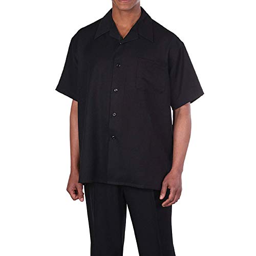 100% Linen Walking Set (Shirt Sleeve Shirt and Long Pant). 5 Colors