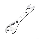 Jotekonoby Multifunktionaler Schraubenschlüssel, 6–27 mm, verstellbarer Schraubenschlüssel für Klimaanlagen-Installation und für HVAC-Reparatur, kompakter Mechaniker-Schraubenschlüssel aus legiertem