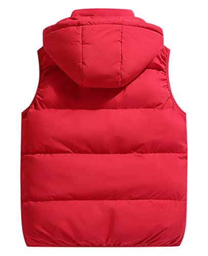 Image of SEAUR Mens Puffer Vest Warm Down Zipper Lightweight Waterproof Sleeveless Coat Jackets with Pockets Hooded