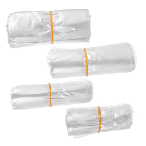 MUCKLILY Heat Shrink Wrap Bags 400pcs Set Odorless Pof Sealer Film Easy to Use for Packaging Storage