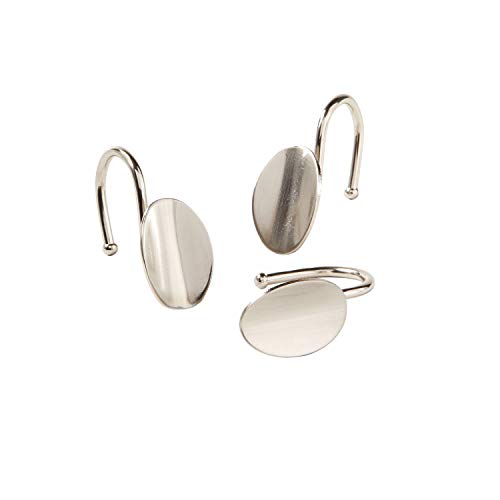 SKL Home by Saturday Knight Ltd. Loop Shower Curtain Hooks, Chrome