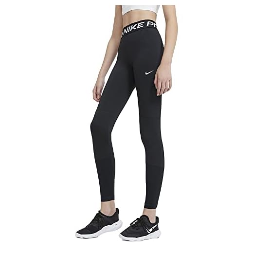 NIKE Np Tght, Leggings Niñas, Black/(white), 8 Años