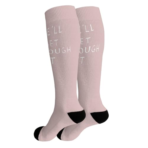 We'll Get Through It Girls Knee High Socks Knee High Boot Sock2