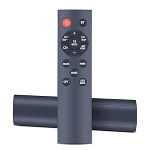 Snrigw Ersatzfernbedienung für Saiyin Soundbar, für Upgrade RIOWOIS Surround Sound System TV Lautsprecher DS6441 DS6541S DS6701