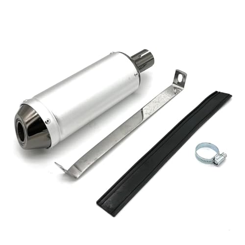 Silencieux d'échappement moto pot universel 28 mm quad scooter 125cc