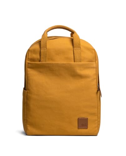 Image of DailyObjects Field Daypack Casual backpack fits upto 14 inch inch laptop with Luggage Sleeve| Unisex Travel Backpack | Made of Durable Canvas Material | Zippered Compartments with Pockets