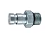 Parker Hannifin PD341 Series PD Steel Test Port and Diagnostic Equipment Quick Nipple with Male Straight Thread, 1/8" Body Size, 7/16"-20 UNF Thread Size, 1.60" Length