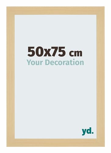 yd. Your Decoration - Marco para Puzzle 50x75 - Decoracion De Arce - Marco para Puzzle 500-1000 piezas - MDF Marco de foto - Mura