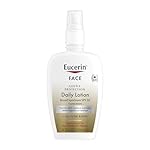 Eucerin Daily Protection Face Lotion with Broad Spectrum SPF 30 Sunscreen, Face Sunscreen Moisturizes and Helps Protect Sensitive, Dry Skin, Fragrance Free, 4 Fl Oz (Packaging May Vary)