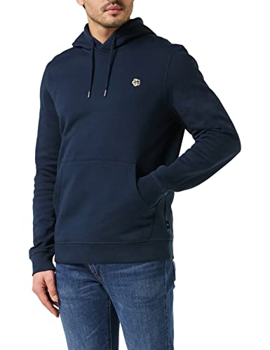 Ted Baker Sudadera con Capucha Hendon-LS, Azul Marino, L para Hombre
