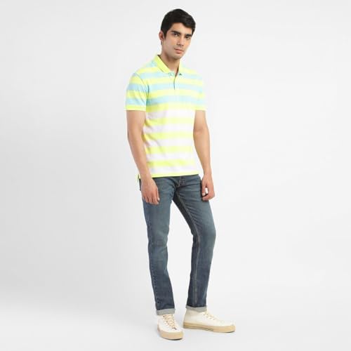 Image of Levi's Men's Cotton Regular Fit Stripes T-Shirt