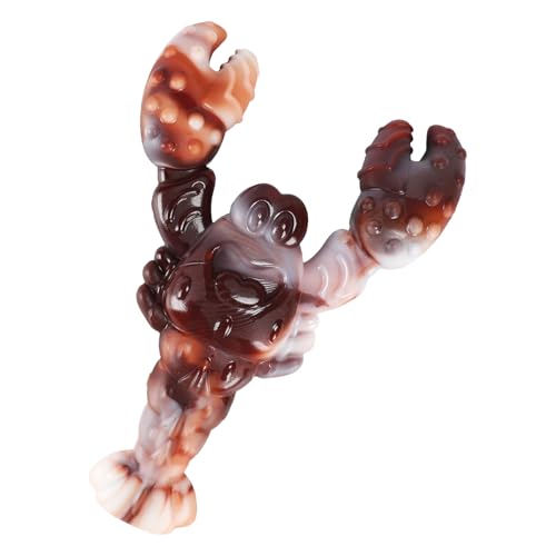 Giocattoli da masticare per cani di taglia grande, gioco di arricchimento 'aragosta, giocattoli per dentizione per cuccioli, per correzione del comportamento, casa, soggiorno, appartamento, area