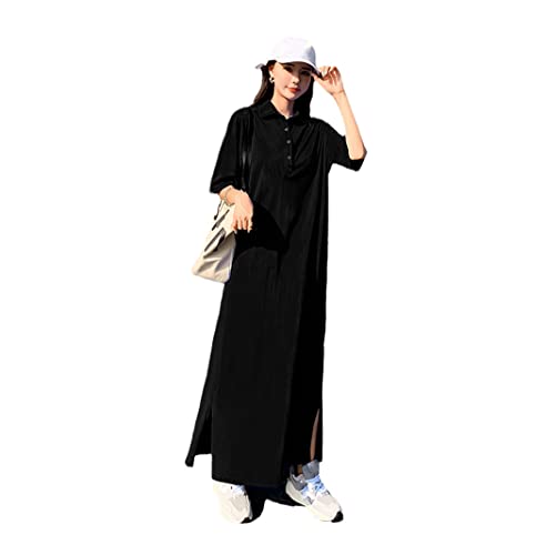Robe d'été coréenne grande taille XL masquant les imperfections avec chic
