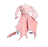 Doudou personnalisé Lapin rose 25 cm