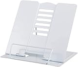 🍀[Soporte de Libro de 6 Posiciones de Lectura Ajustables] - longitud: 21 cm, ancho: 16 cm. El soporte para libros con varias muescas en el soporte trasero móvil, puede ajustar la altura y el ángulo de acuerdo a tus necesidades. Promueve una postura adecuada para una mejor salud de la columna vertebral.