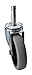 Swivel Stem Caster, Polyurthn, 4 in, 140 lb