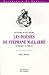Lectures d'une oeuvre: Les po&Atilde;&copy;sies de St&Atilde;&copy;phane Mallarm&Atilde;&copy; ou &Atilde;&copy;chec au n&Atilde;&copy;ant