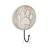 Vintage Style Dog Paw Wall Mounted Dog Leash Hooks Rustic Farmhouse Leash Holder Hook for Dog Leash on Wall