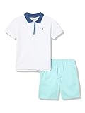 Nautica 2pc Polo Short Set Conjunto Corto, 4 años para Niños