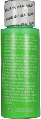 Image of Apple Barrel Glow-In-The-Dark Acrylic Paint (2 Ounce), 20486 Green