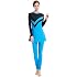 Modest Swimwear for Women's Rash Guard Long Sleeve Swimwear Modesty Swimming Costume Surfing Suit Burkini