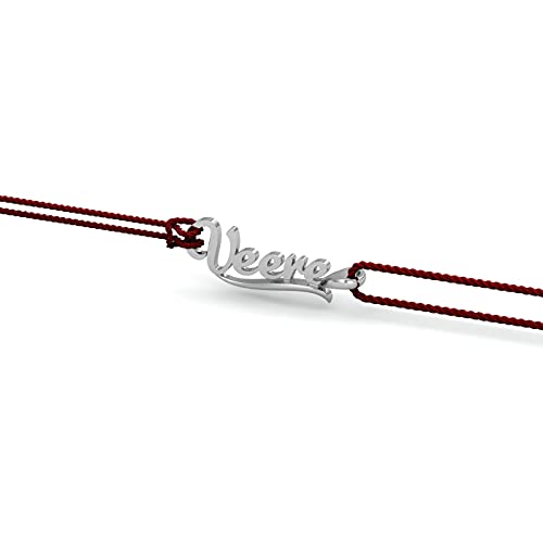 Image of KuberBox Veere 925 Sterling Silver Rakhi Bracelet for Raksha Bandhan For Brother