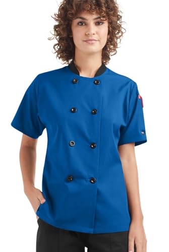 image for ChefUniforms.com Women's Lightweight Chef Jacket Short Sleeve - Tailor