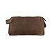 Waxed Canvas Large All Purpose Dopp Kit Utility Bag Handmade by Hide & Drink :: Honey Bourbon