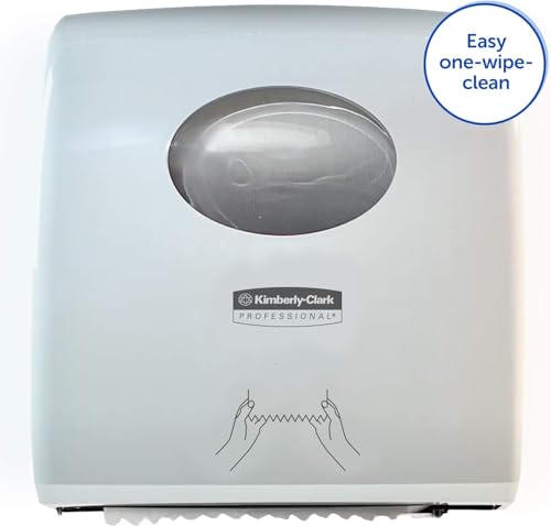Distributeur essuie-mains mural blanc compact Aquarius 7955 pour rouleau
