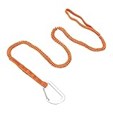 Merishopp Kayak Paddle Leash Tether Stretchable Strap for Boating Canoeing Accessories Orange Sporting Goods|| Water Sports|| Kayaking, Canoeing & Rafting|| Accessories