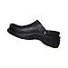 Natural Uniforms Ultralite Women's Clogs with Strap (Size 8, Black)