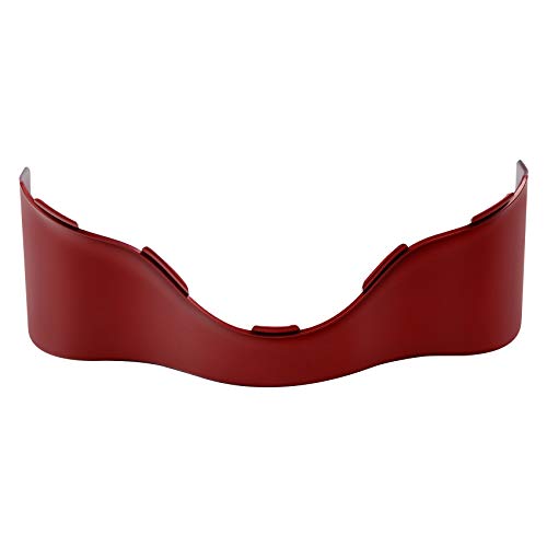 Image of Wicked Red Denim Batwing Outer Fairing Skirt Fit For Harley Touring Electra Glide Street Glide Ultra Limited 2014-2023