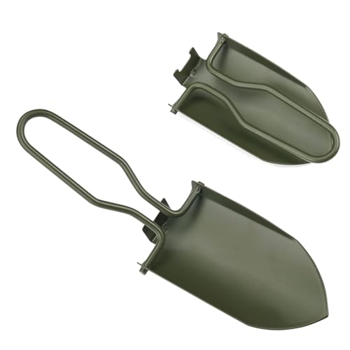 Molyorch Pala De Jardín Plegable Pequeña, Mini Pala De Mano De Acero Inoxidable, Pala Plegable de jardín, Mini Pala de Jardín para Jardineria Camping y Senderismo Supervivencia Jardín